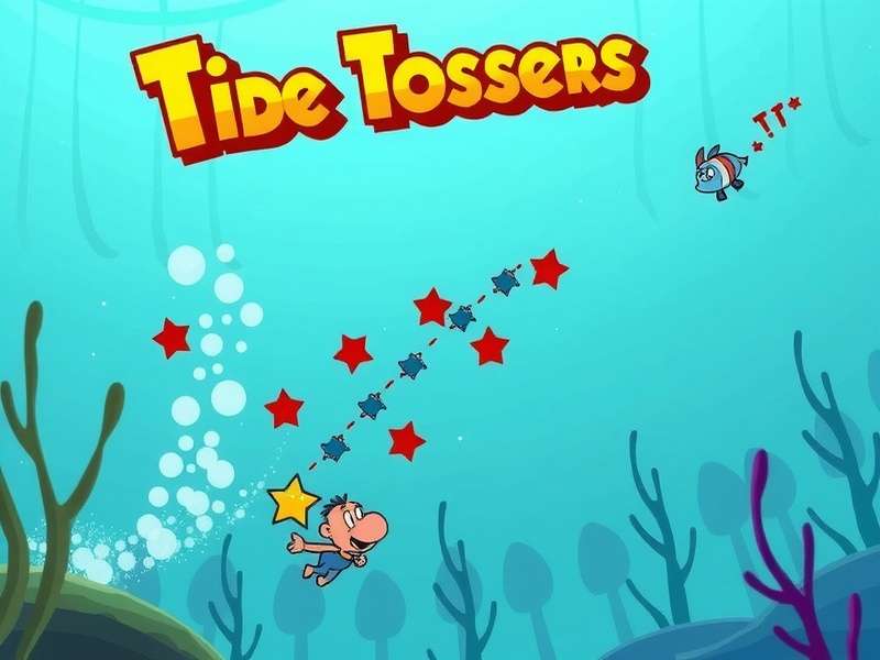 Tide Tossers gameplay showing character tossing mechanics